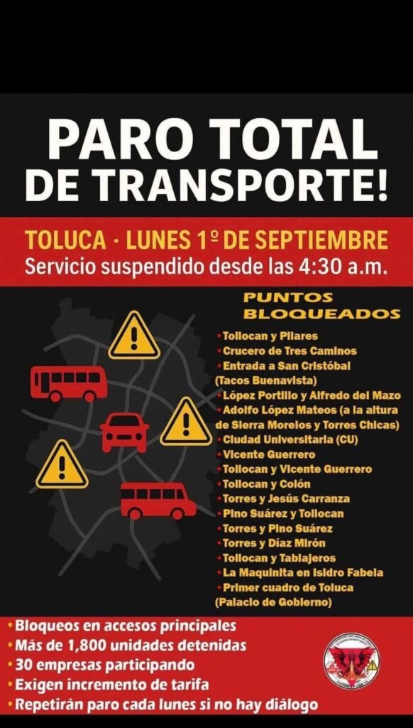 PARO TRANSPORTE
