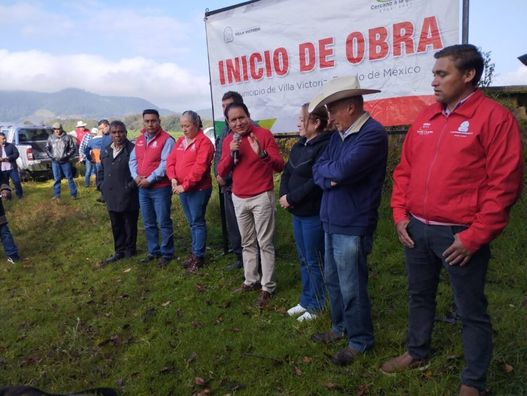 Villa Victoria inicio de obras