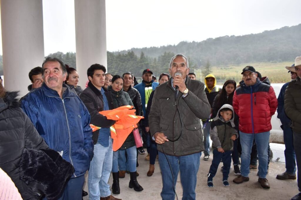 El presidente municipal, Isaías Lugo García, refrendó su compromiso con la población de Timilpan.