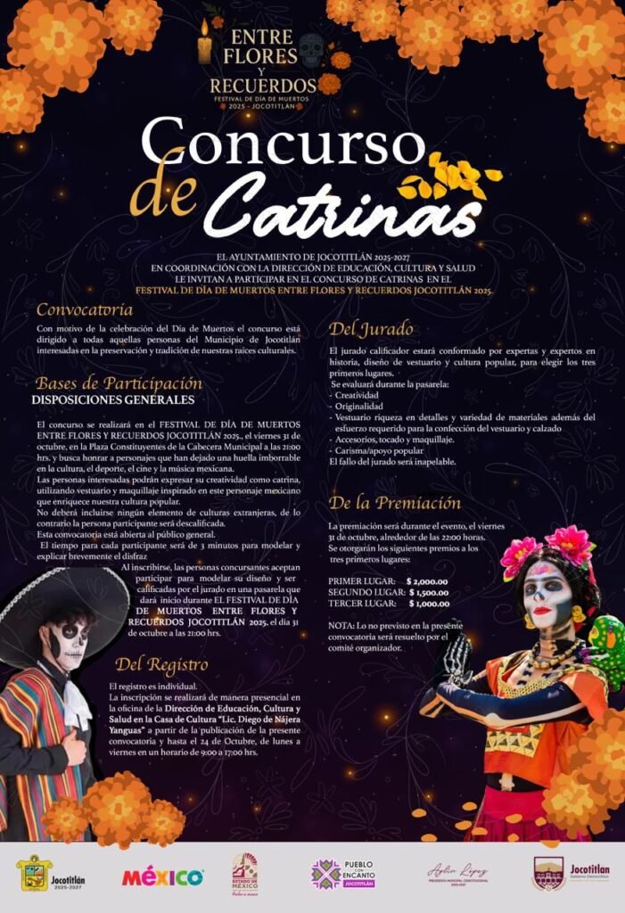 CONCURSO DE CATRINAS Jocotitlán 2025