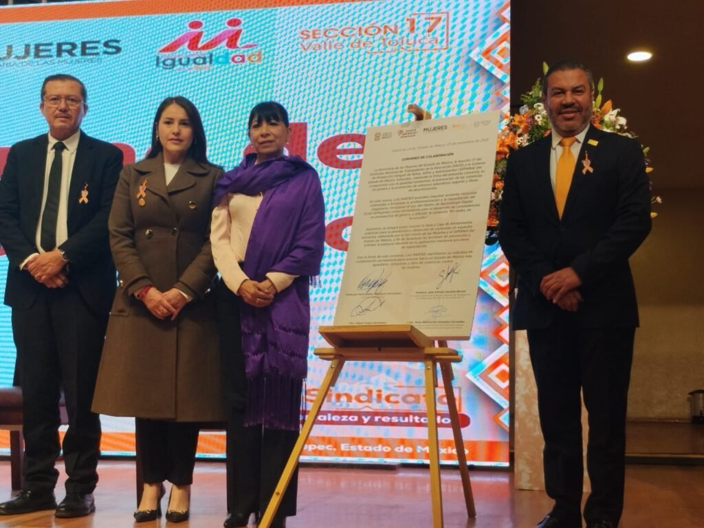 CONMEMORA SECCIÓN 17 DEL SNTE EL DÍA INTERNACIONAL DE LA ELIMINACIÓN DE LA VIOLENCIA CONTRA LA MUJER
