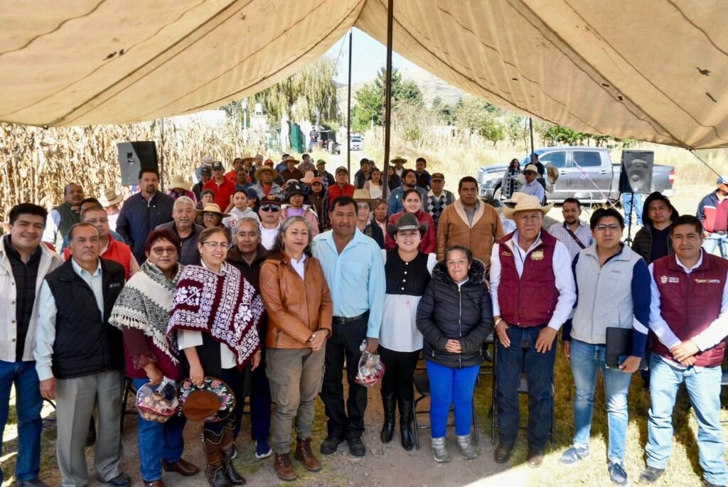 Inician obras en La Concepción Caro y Las Fuentes Yeche con apoyo de la Secampo, en Jocotitlán.
