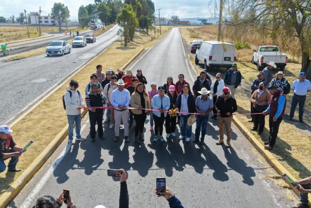 En Jocotitlán entregan la rehabilitación del acceso de la cabecera municipal hacia la autopista Toluca–Atlacomulco