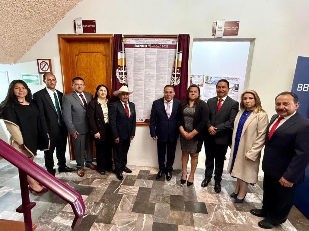 BANDO MUNICIPAL 2026 FORTALECE LA GOBERNANZA Y LA VIDA INSTITUCIONAL EN JOCOTITLÁN