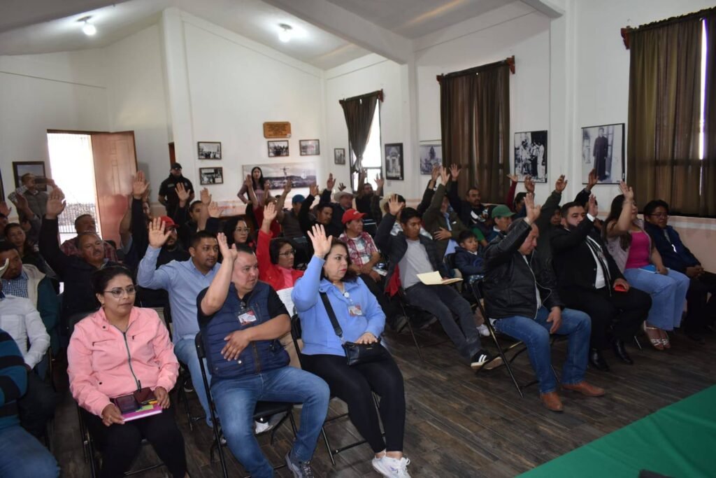 Sesión del Consejo de Participación Ciudadana en Timilpan.