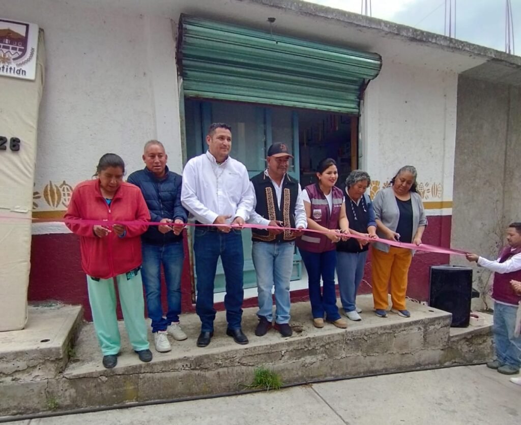 Inauguración Tienda Bienestar en Barrio de Choya, en la comunidad de Huemetla en Jocotitlán