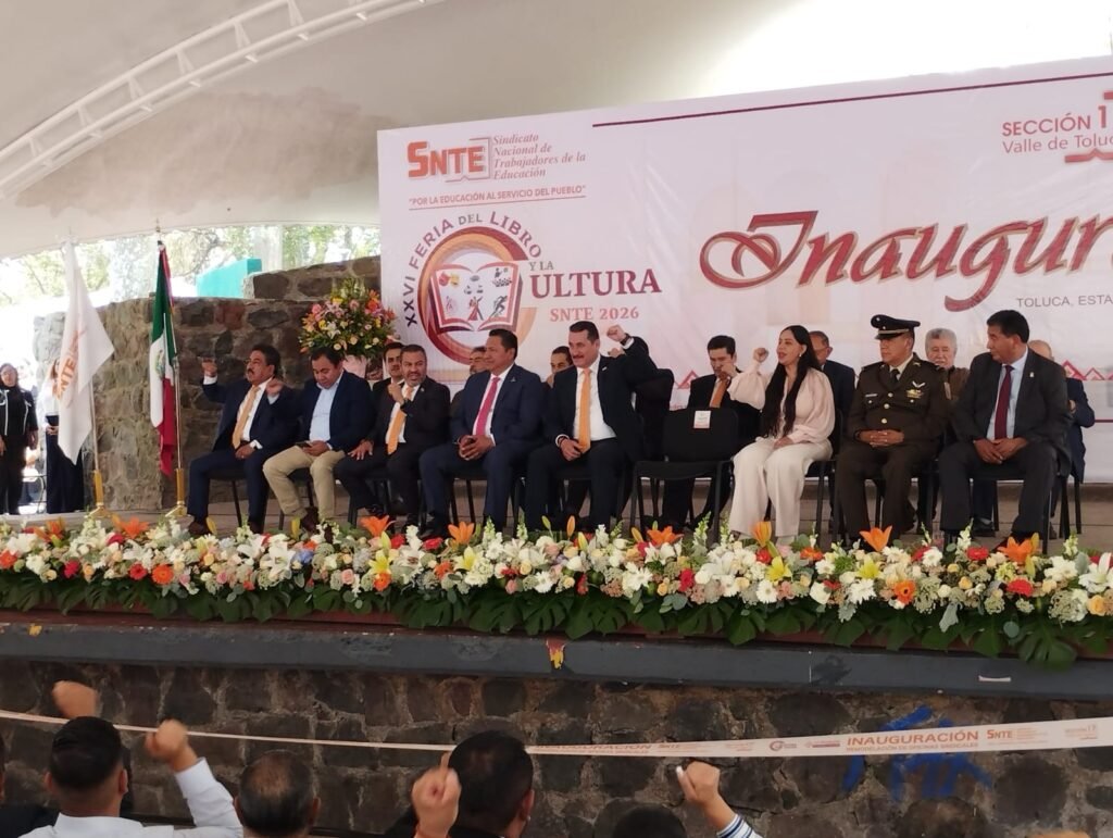 Inauguran la XXVI Edición de la Feria del Libro y la Cultura SNTE 2026.