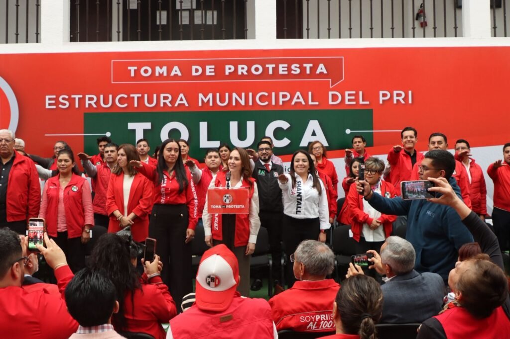 Cristina Ruiz Sandoval, presidenta del PRI en el Estado de México.