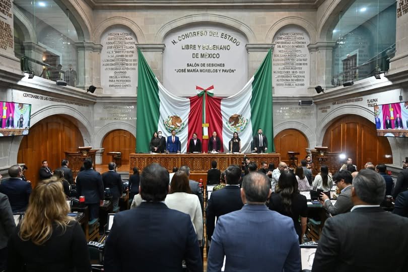 INICIA CONGRESO MEXIQUENSE TERCER AÑO LEGISLATIVO