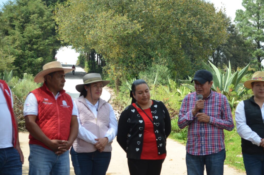 Supervisión del camino en San Agustín Monte Alto La Trampa, Villa Victoria