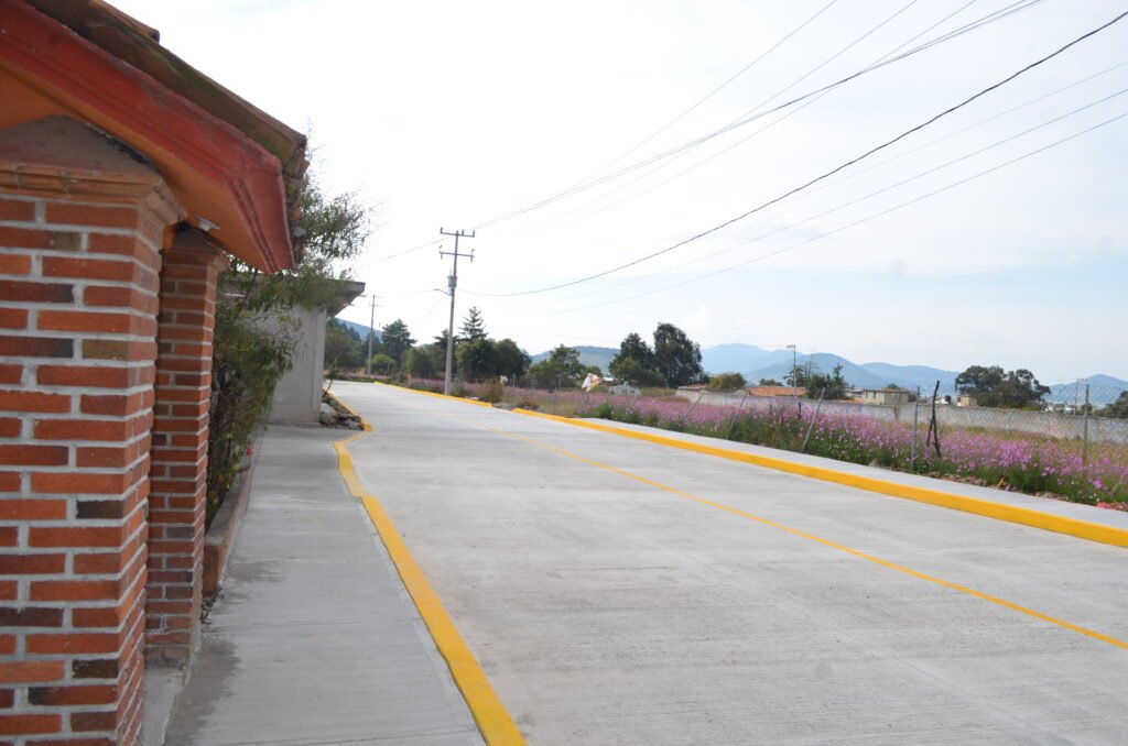 Calle Allende en la cabecera de Timilpan.