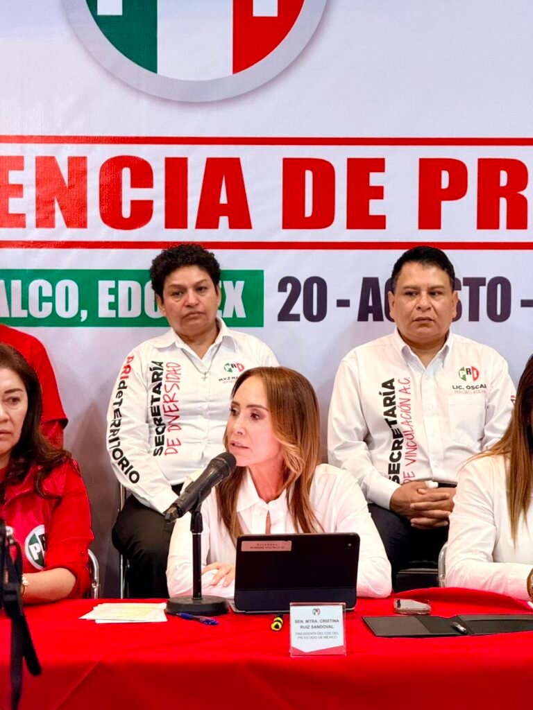 DIRIGENTE DEL PRI EN EL ESTADO DE MÉXICO, CRISTINA RUIZ SANDOVAL