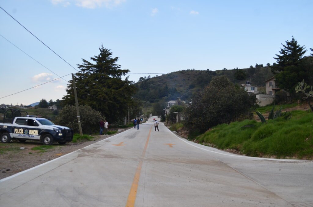 La calle beneficia a Santa María Endaré y Loma de Endaré, en Jocotitlán.