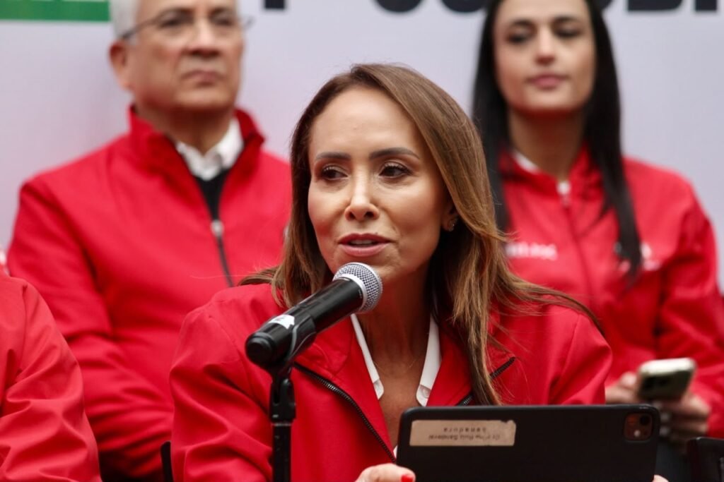 Senadora y presidenta del CDE del PRI mexiquense, Cristina Ruiz Sandoval.