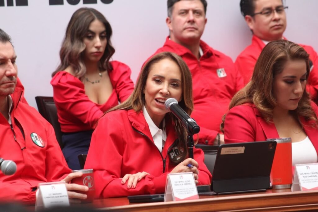Senadora y presidenta del CDE del PRI mexiquense, Cristina Ruiz Sandoval.