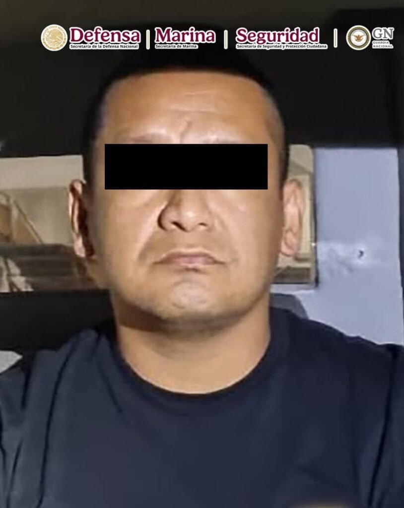 captura de Iván “N”, alias “El Tanque”, del CJNG